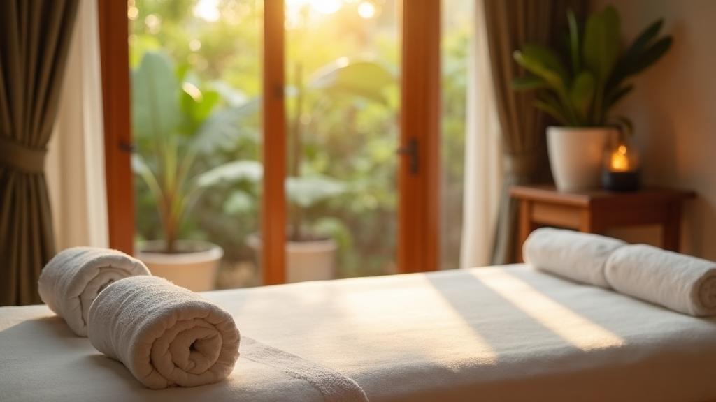 Laundry service for massage salons