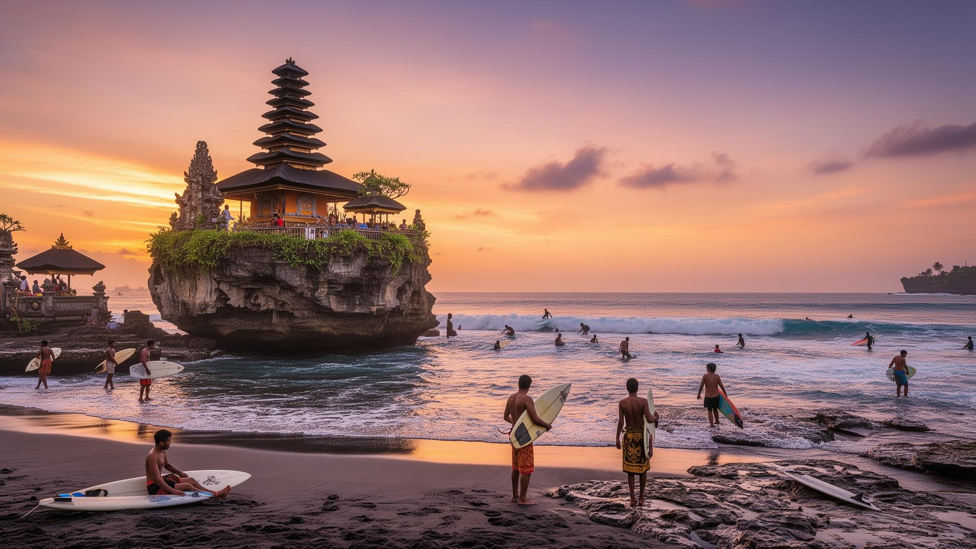 Batu Bolong area in Bali