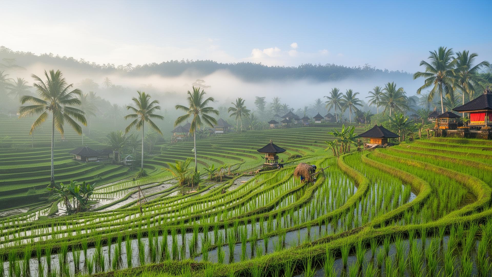 Tumbak Bayuh area in Bali